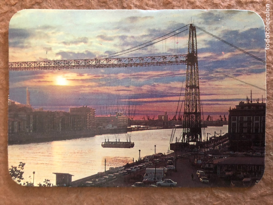 Coleccionismo calendarios: 159. VIZCAYA, PUENTE COLGANTE DE PORTUGALETE. CALENDARIO DE BOLSILLO DE 1978. 6,8 x 9,8 Cms.