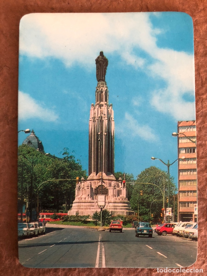 Coleccionismo calendarios: 156. BILBAO, MONUMENTO AL SAGRADO CORAZ&Oacute;N DE JES&Uacute;S. CALENDARIO DE BOLSILLO DE 1978