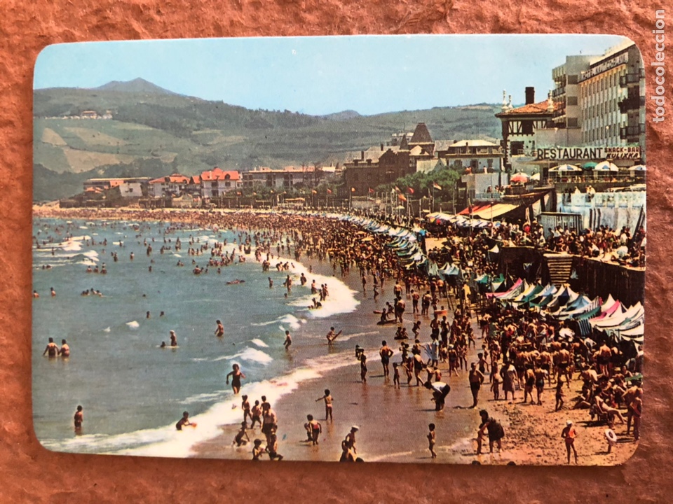 Collectables Calendars: 13. ZARAUZ (GUIP&Uacute;ZCOA), PLAYA. CALENDARIO DE BOLSILLO DE 1978. 6,8 x 9,8 Cms.