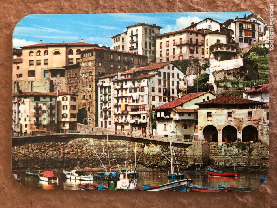 Collectables Calendars: 2. MOTRICO (VIZCAYA), VISTA PARCIAL. CALENDARIO DE BOLSILLO DE 1981. 6,8 x 9,8 Cms.