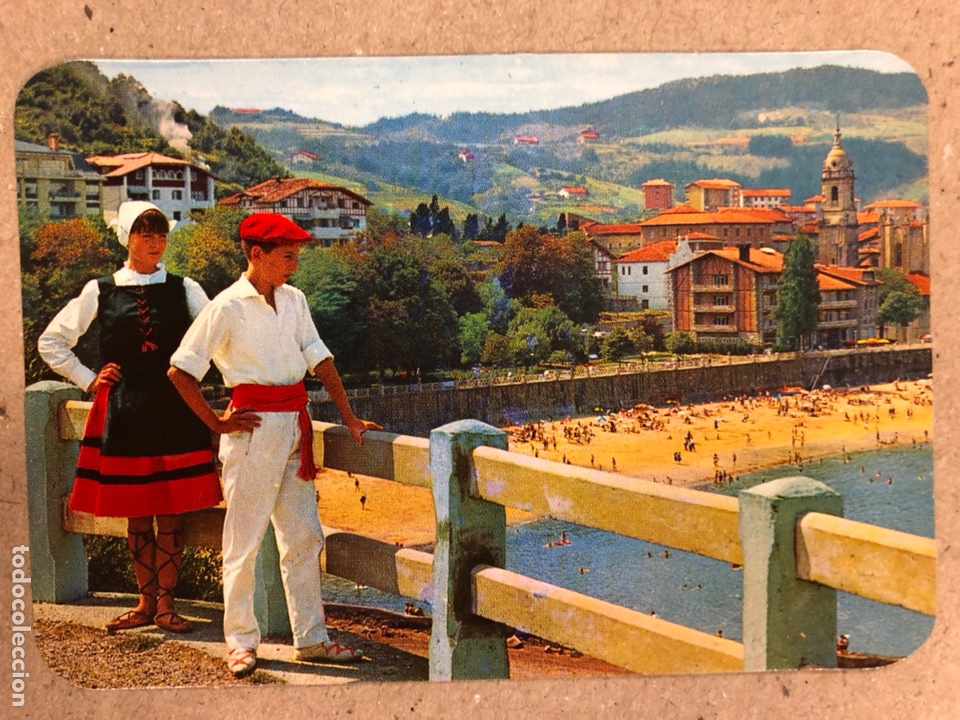 Coleccionismo calendarios: 15. LEQUEITIO (VIZCAYA), PAREJA T&Iacute;PICA. CALENDARIO DE BOLSILLO DE 1976. 6,8 x 9,8 Cms.