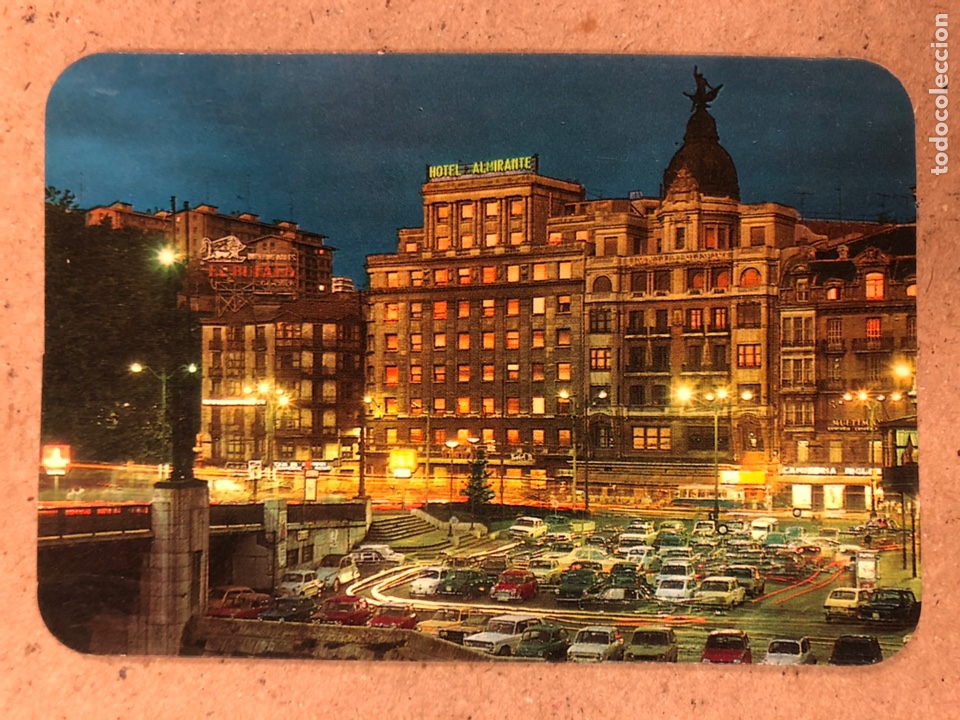 Sammeln von Kalendern: 151. BILBAO, PLAZA DE ARRIAGA. CALENDARIO DE BOLSILLO DE 1977. 6,8 x 9,8 Cms.