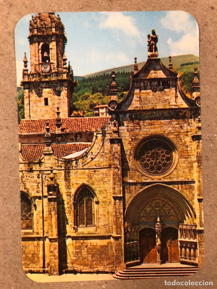 Collectionnisme Calendriers: 2. VALMASEDA (VIZCAYA), IGLESIA DE SAN SEVERINO. CALENDARIO DE BOLSILLO DE 1977. 6,8 x 9,8 Cms.