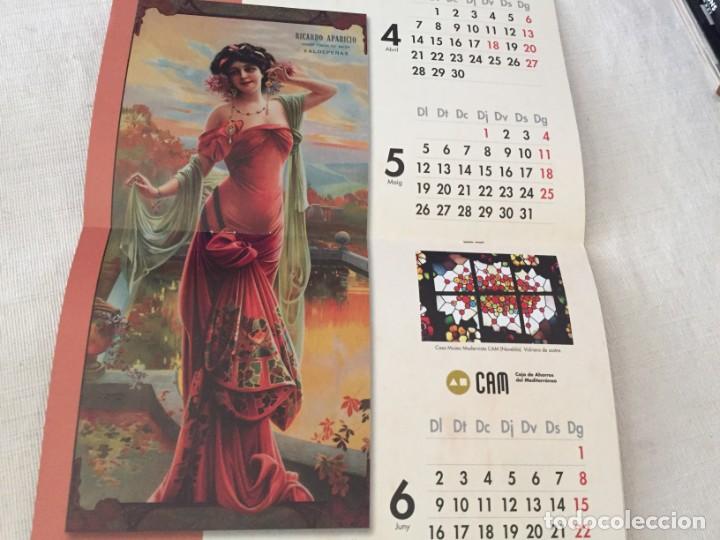 Coleccionismo Calendarios: CALENDARIO 2003 CAJA DE AHORROS DE ALICANTE Y MURCIA CAM SOBRE MODERNISMO MODERNISTA ART NOUVEAU