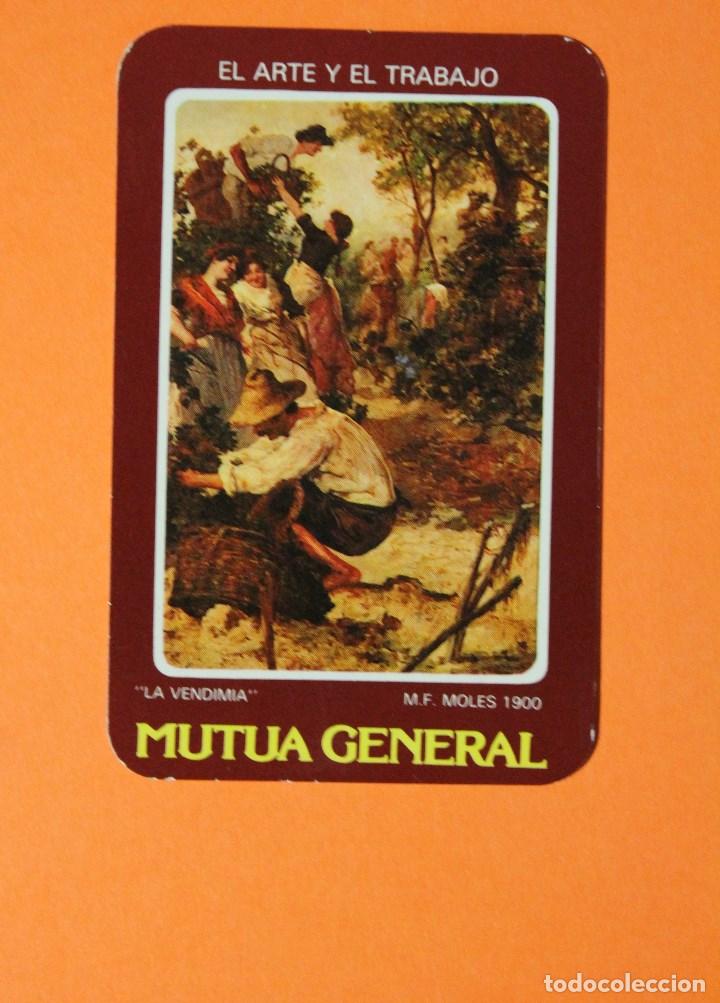 Sammeln von Kalendern: CALENDARIO DE BOLSILLO. A&Ntilde;O 1984. MUTUA GENERAL. CUADRO LA VENDIMIA. SEGUROS.