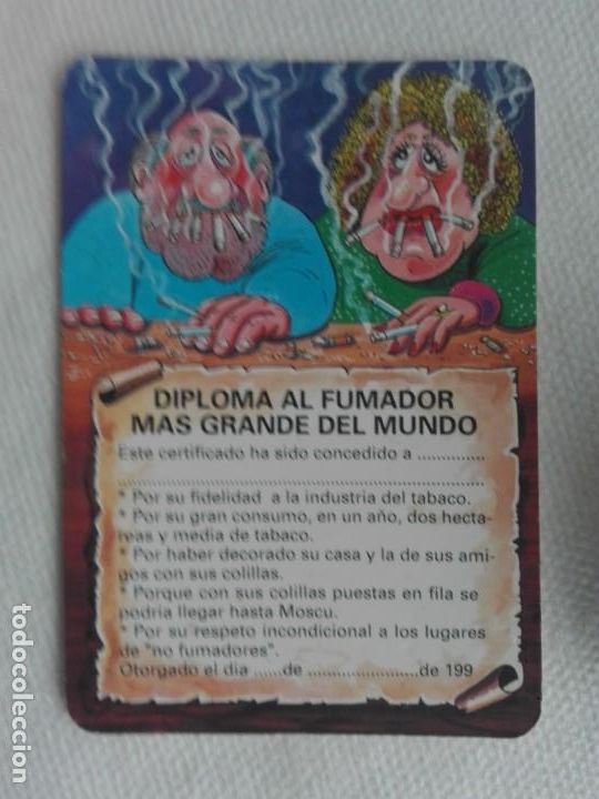 Collectionnisme Calendriers: CALENDARIO BOLSILLO 1995 - MC 192 - DIPLOMA AL FUMADOR - PUB HERBOLARIO SANATURA - MADRID