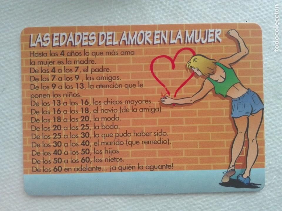 Sammeln von Kalendern: CALENDARIO BOLSILLO 2000 - WCB 251 - EDADES AMOR MUJER - PUB. FILATELIA TALAVERA / MADRID