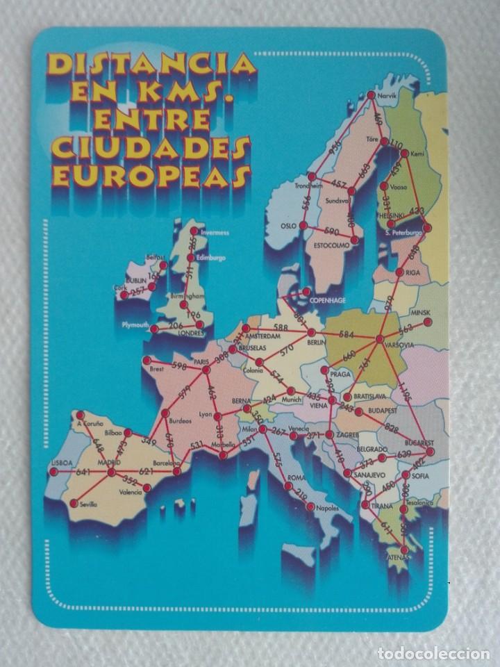 Sammeln von Kalendern: CALENDARIO BOLSILLO 2000 - RR 82 - MAPA EUROPA - PUB. TAXI FUNES-CHALER
