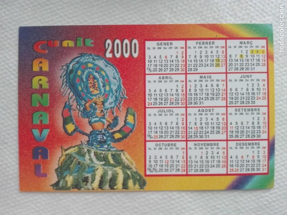 CALENDARIO BOLSILLO 2000 - CARNAVAL CUNIT - TARRAGONA