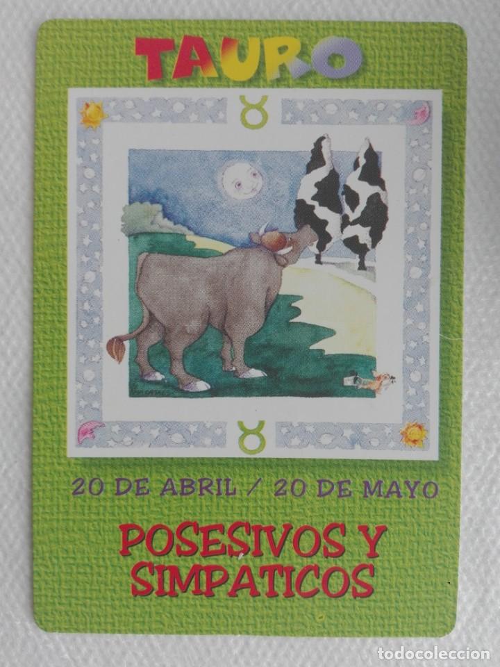 Colecionismo Calend&aacute;rios: CALENDARIO BOLSILLO 2001 - WCB 89 - ZODIACO TAURO - PUB. ALUMINO CERRAJERO RODRIGUEZ / CUNIT TARRAGO