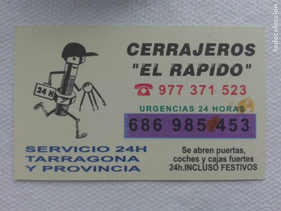 Coleccionismo calendarios: CALENDARIO BOLSILLO 2003 - CERRAJERO EL RAPIDO - TARRAGONA