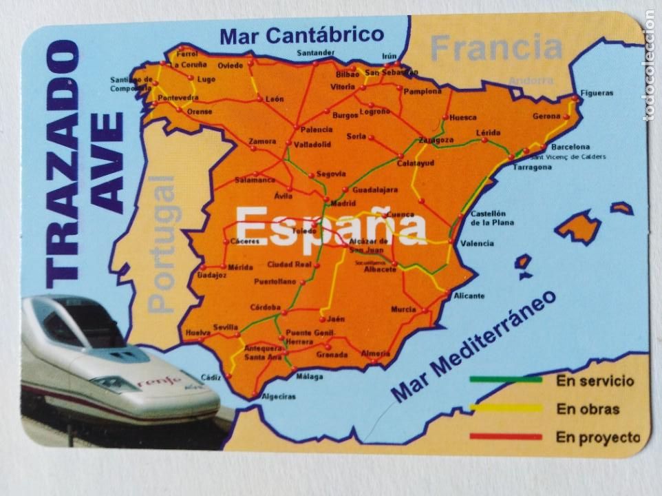 Calendario de bolsillo 2009 mapa de Espa&ntilde;a 