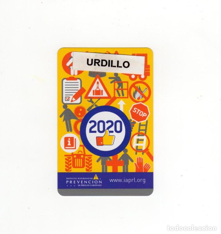 Coleccionismo calendarios: Calendario bolsillo - A&Ntilde;O 2020 - FOURNIER INSTITUTO ASTURIANO PREVENCI&Oacute;N DE RIESGOS LABORALES IAPRL