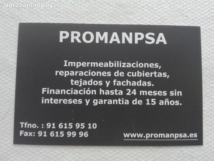 Coleccionismo calendarios: CALENDARIO BOLSILLO 2012 - PROMANPSA / MADRID - Foto 1