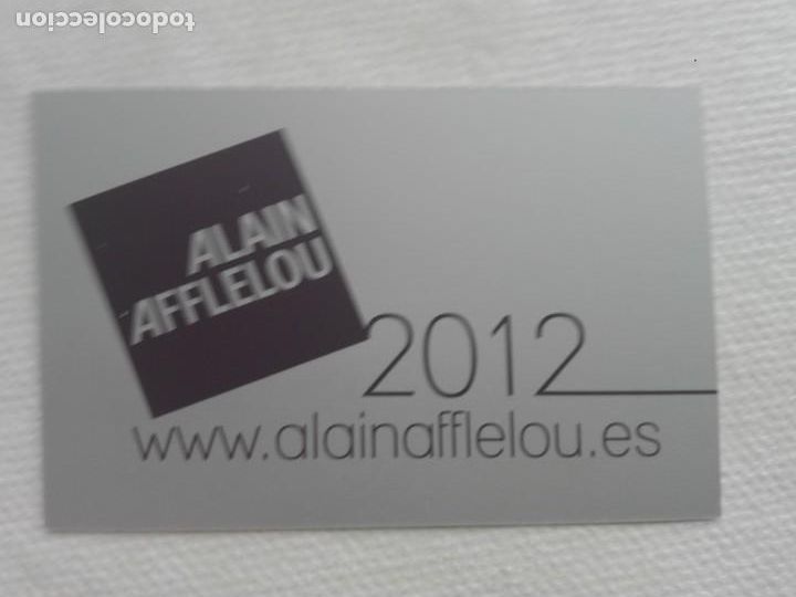 Sammeln von Kalendern: CALENDARIO BOLSILLO 2012 - ALAIN AFFLELOU / MOSTOLES - MADRID OPTICA