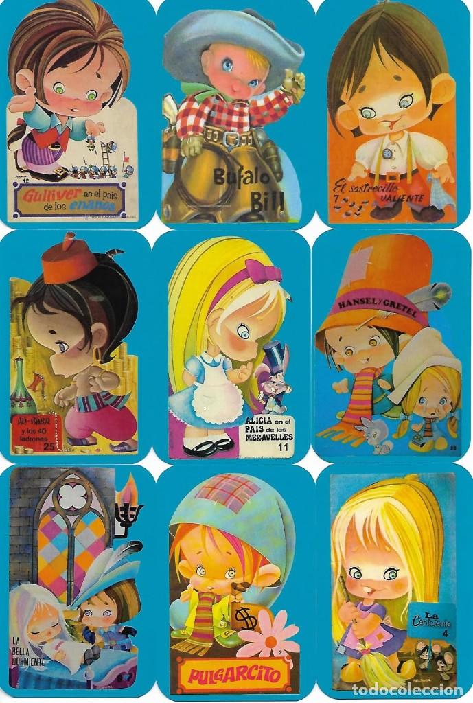 Coleccionismo Calendarios: Serie de 9 calendarios 2018 cuentos troquelados helenita