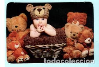 Coleccionismo Calendarios: CALENDARIO EXTRANJERO DE NI&Ntilde;O CON PELUCHES DEL A&Ntilde;O 2020