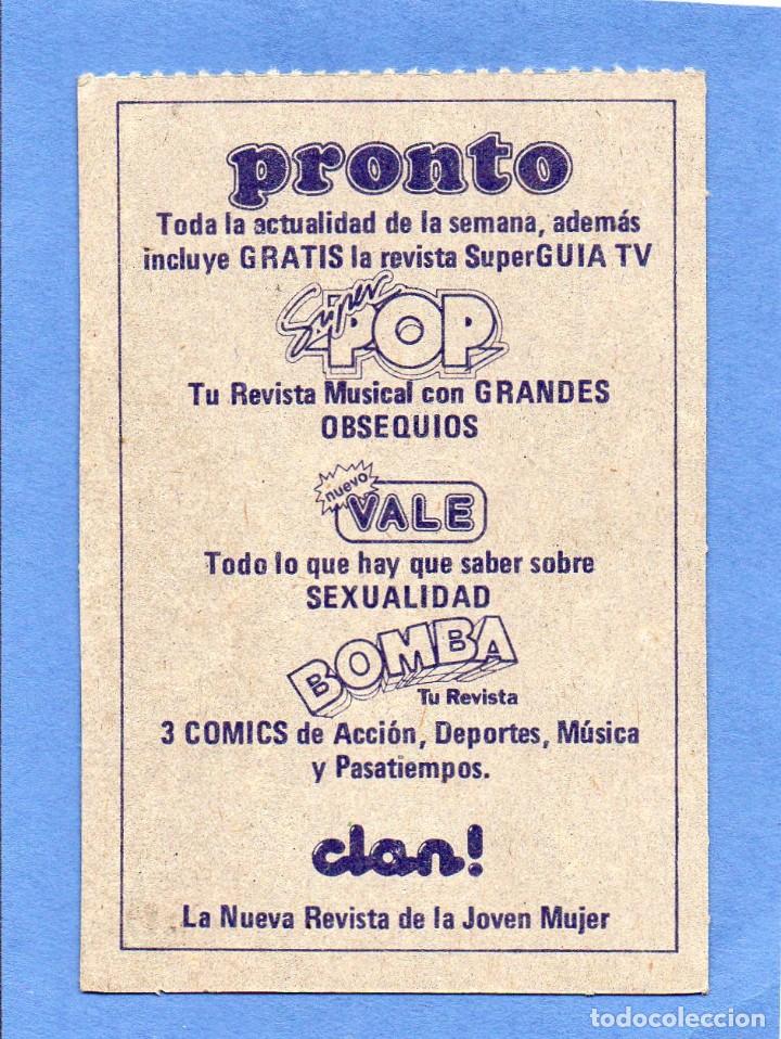 Coleccionismo calendarios: Calendario de Publicidad 1980 - PRONTO