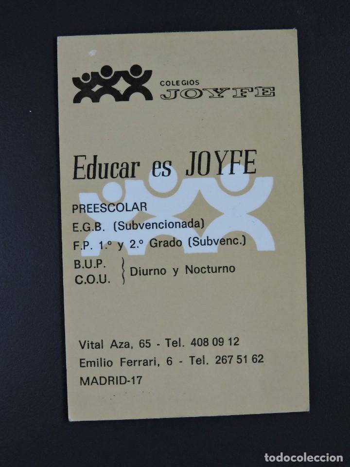 Coleccionismo calendarios: Calendario bolsillo - A&Ntilde;O 1983 - COLEGIOS JOYFE - VITAL AZA - EMILIO FERRARI