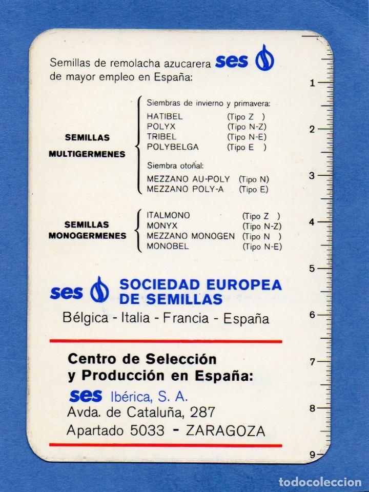 Colecionismo Calend&aacute;rios: Calendario de Publicidad 1981 - SOCIEDAD EUROPEA DE SEMILLAS - SES