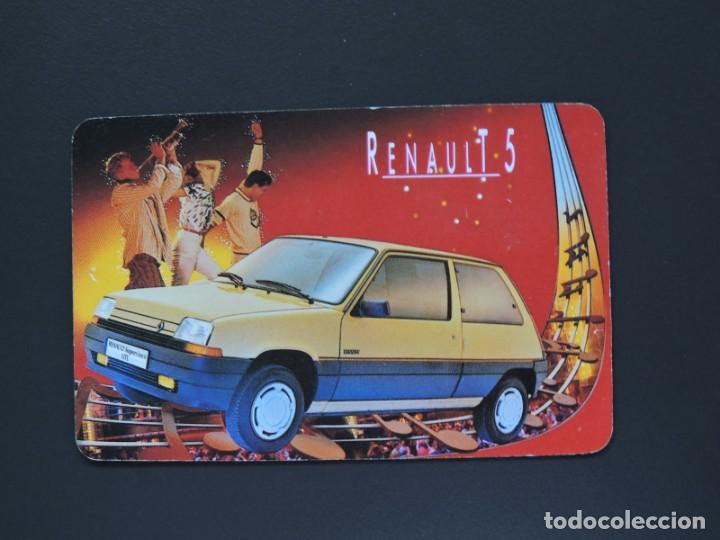 Coleccionismo Calendarios: Calendario bolsillo - RENAULT 5 - FOURNIER - A&ntilde;o 1988
