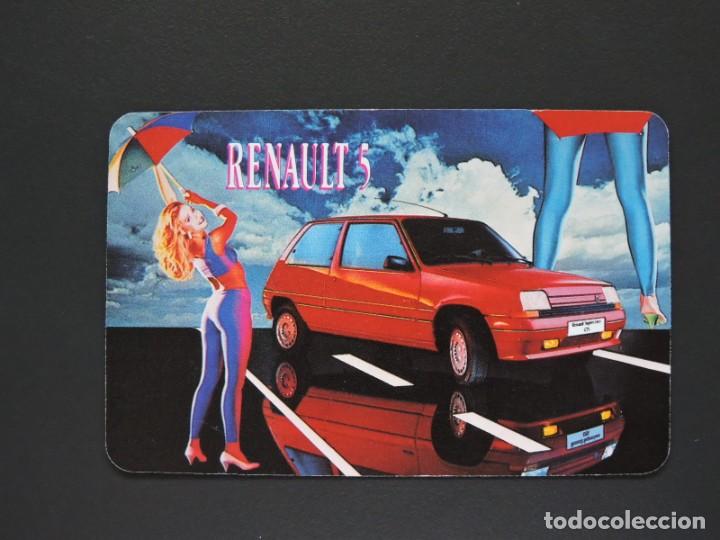 Coleccionismo Calendarios: Calendario bolsillo - RENAULT 5 - FOURNIER - A&ntilde;o 1989