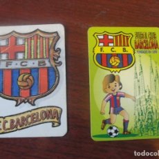 Coleccionismo Calendarios: 2 CALENDARIOS BOLSILLO BARÇA FC BARCELONA - FRUITES GABARRO/ REGALS MARINA - IGUALADA - 1994 1996. Lote 191615505