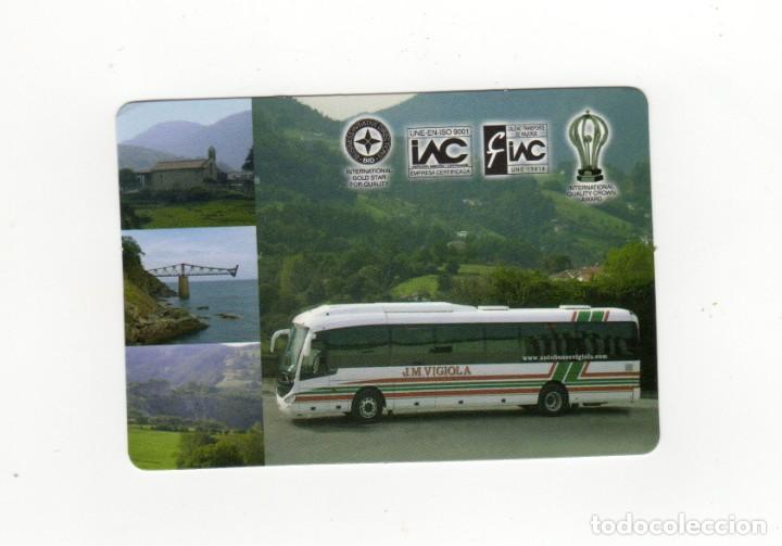 Coleccionismo calendarios: CALENDARIO BOLSILLO - A&Ntilde;O 2011 - AUTOBUSES J.M. VIGIOLA - AUTOCARES