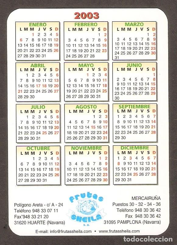 Calendario De Bolsillo Año 2003 Fútbol Club A Comprar Calendarios Antiguos En Todocoleccion 5993