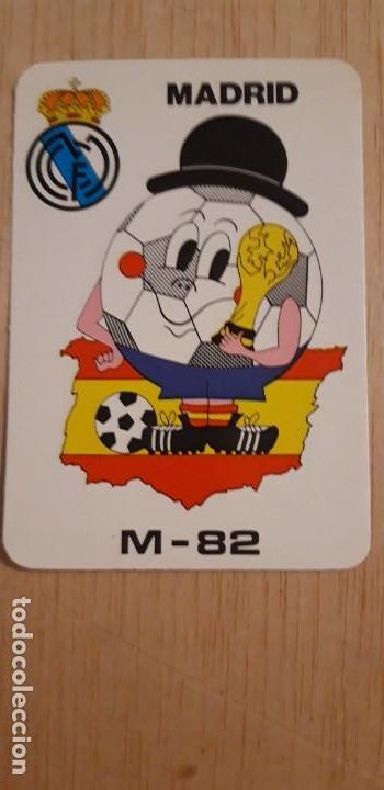 Coleccionismo calendarios: 1 CALENDARIO.SERIADO DE ** MUNDIAL- 82 . REAL MADRID ** 1982