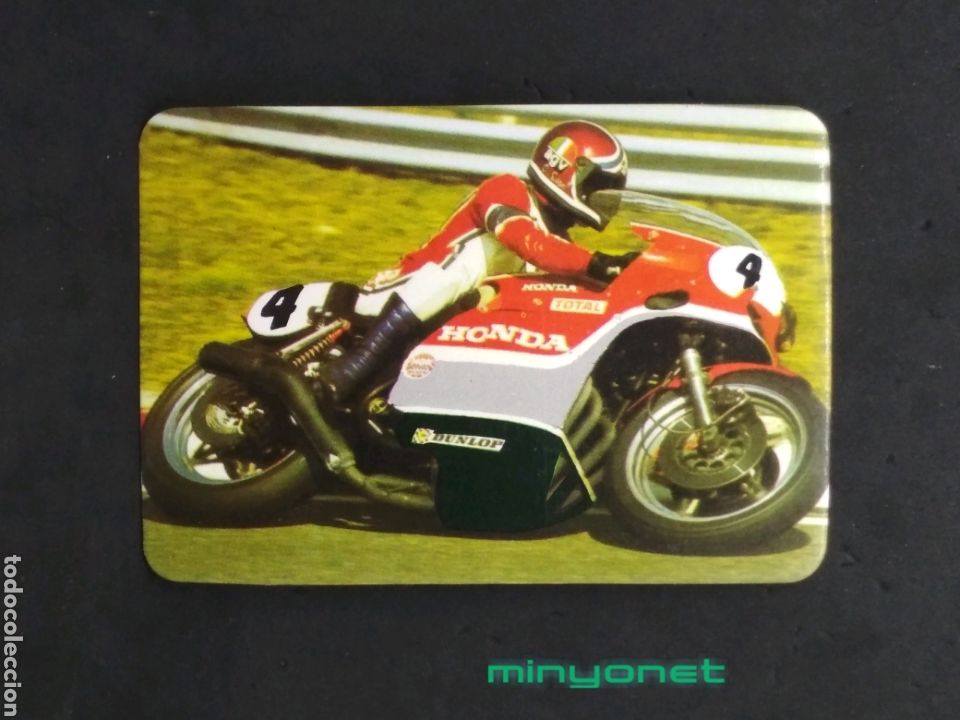 Coleccionismo calendarios: Calendario de serie N&deg; 213 de 1982 - Motociclismo Honda. Caf&eacute;s Prats Mercader Terrassa