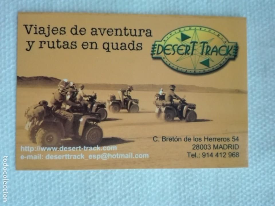 Collectionnisme Calendriers: calendario bolsillo 2003 - DESERT TRACK - MADRID MOTOS