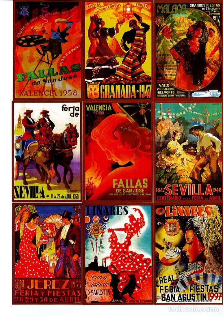 Coleccionismo calendarios: 25 Calendarios de Bolsillo Carteles de Fiestas Populares Antiguos A&ntilde;o 2012