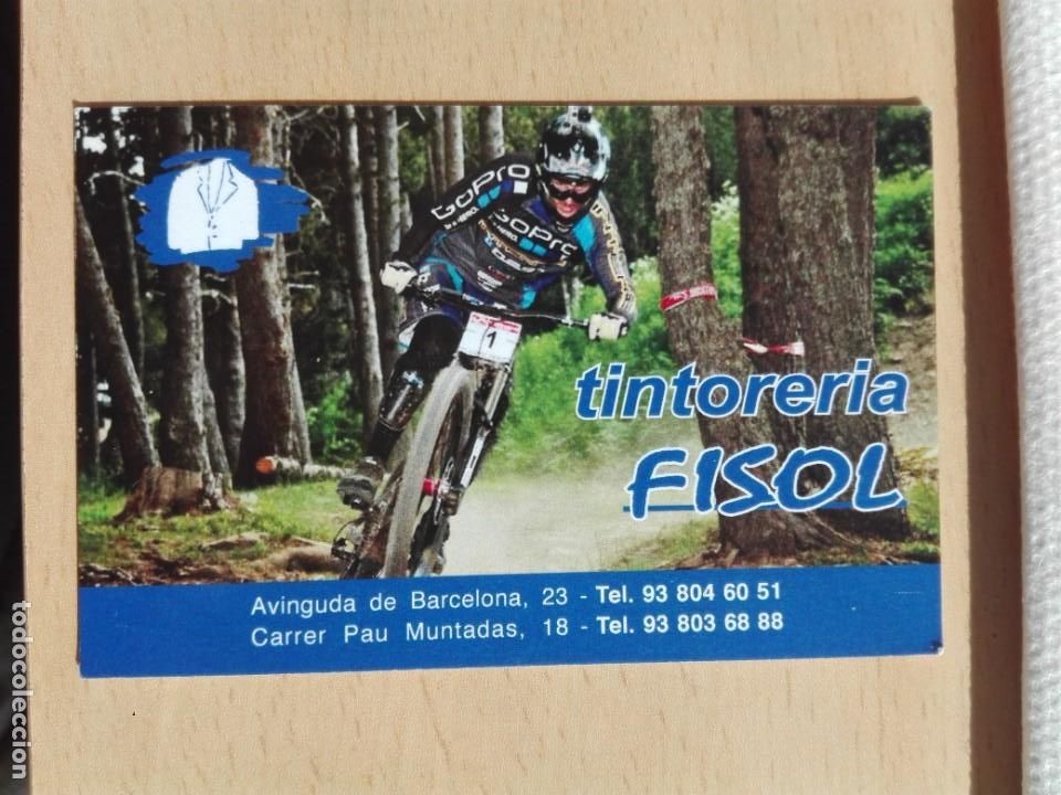 Coleccionismo Calendarios: calendario bolsillo 2014 - TINTORERIA FISOL - BARCELONA - CICLISMO