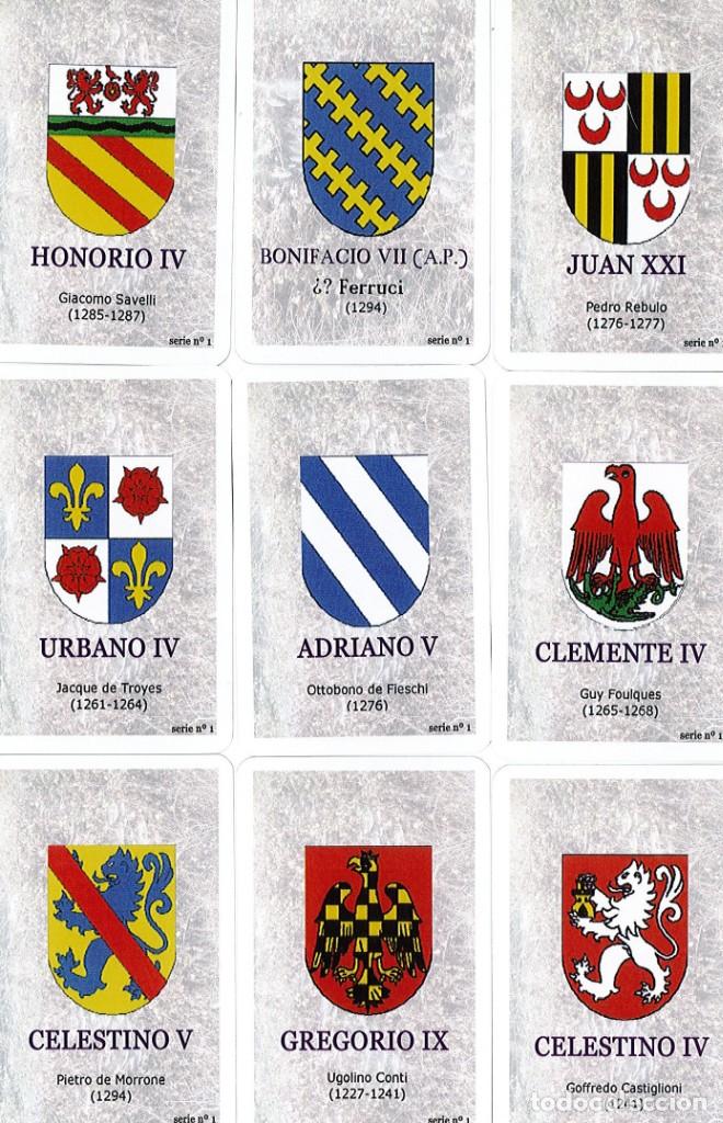 Coleccionismo calendarios: 18 Calendarios de Bolsillo de ESCUDOS PAPALES Serie 1&ordf; de Naipes Comas - A&ntilde;o 2009