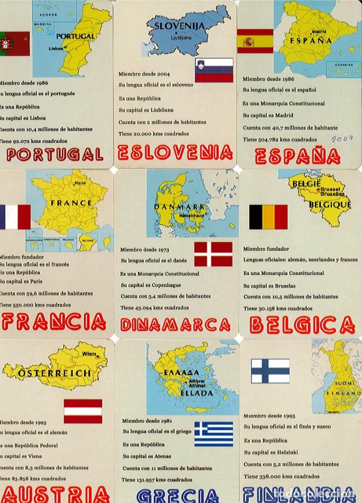 Coleccionismo calendarios: 27 CALENDARIOS MIEMBROS DE LA UNION EUROPEA - A&Ntilde;O 2009