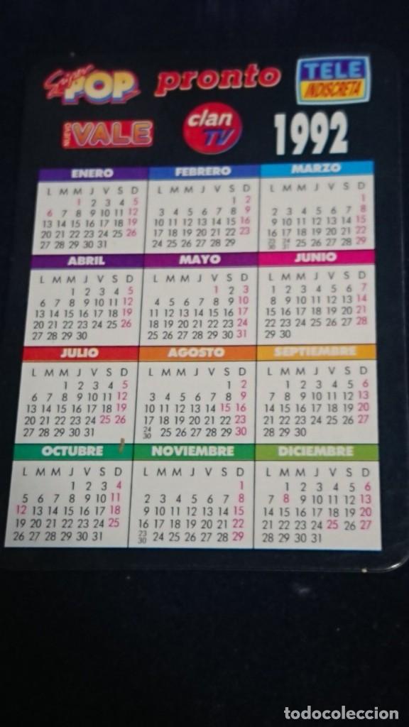 Coleccionismo Calendarios: CALENDARIO SUPER POP PRONTO TELE INDISCRETA A&Ntilde;O 1992