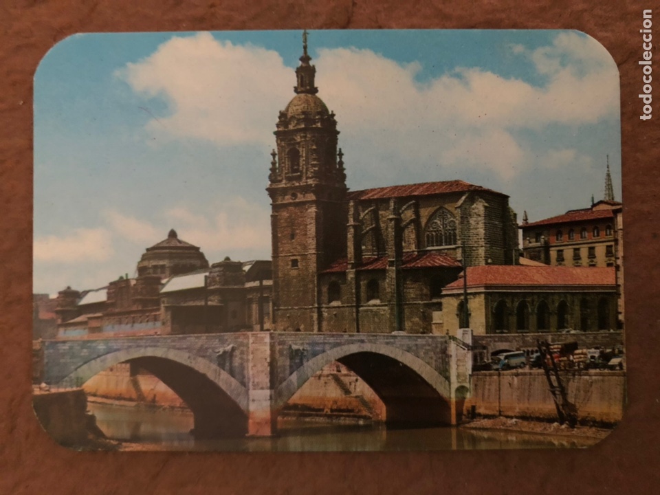 Sammeln von Kalendern: 36. BILBAO, PUENTE E IGLESIA DE SAN ANT&Oacute;N. CALENDARIO DE BOLSILLO DE 1990. 6,5 x 10 Cms.