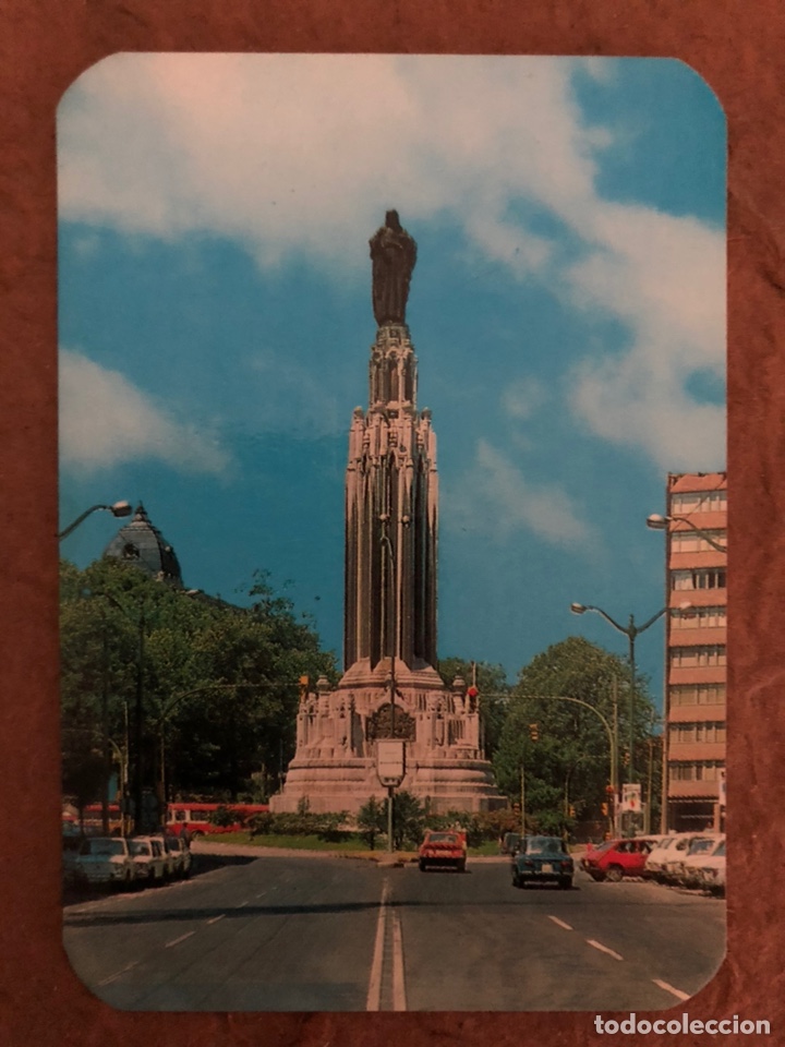 Coleccionismo calendarios: 156. BILBAO, MONUMENTO AL SAGRADO CORAZ&Oacute;N DE JES&Uacute;S. CALENDARIO DE BOLSILLO DE 1983