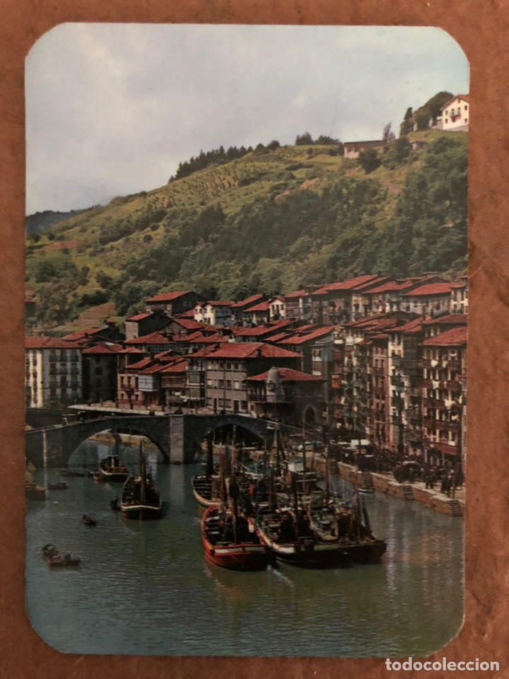 Sammeln von Kalendern: 1. ONDARROA (VIZCAYA), R&Iacute;A Y MUELLE. CALENDARIO DE BOLSILLO DE 1983. 6,5 x 10 Cms.