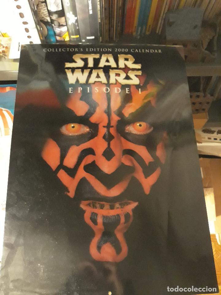 Coleccionismo calendarios: calendario star wars episodio I La amenaza fantasma - A&Ntilde;O 2000