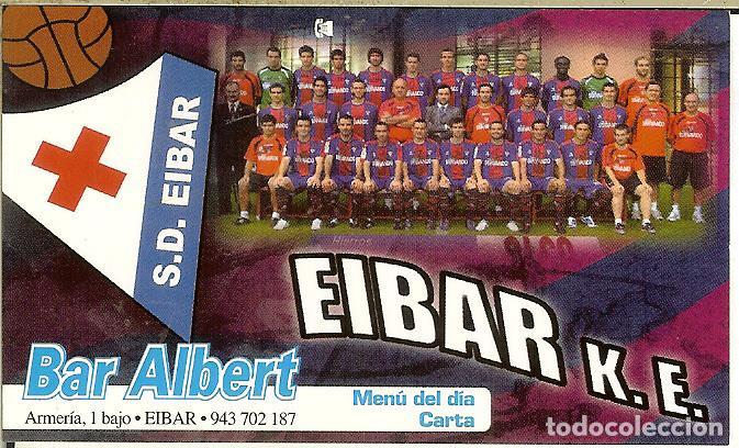 Coleccionismo Calendarios: CALENDARIO PUBLICITARIO FUTBOL - 2011 - BAR ALBERT - S.D. EIBAR