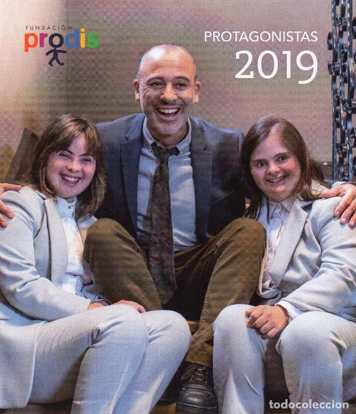 Coleccionismo calendarios: Calendario de Publicidad 2019 - PROTAGONISTAS - FUNDACION PRODIS
