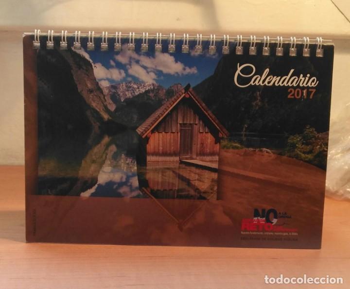 Colecionismo Calend&aacute;rios: Ca 118 Calendario / Almanaque mesa Asociaci&oacute;n RETO - Con espiral - mes por hoja - A&ntilde;o 2017 - Sin uso