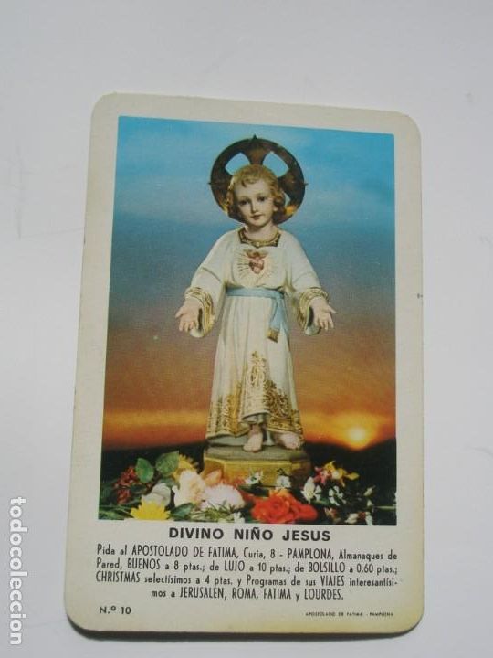 Coleccionismo calendarios: CALENDARIO H. FOURNIER. VITORIA. A&Ntilde;O 1963. DIVINO NI&Ntilde;O JESUS