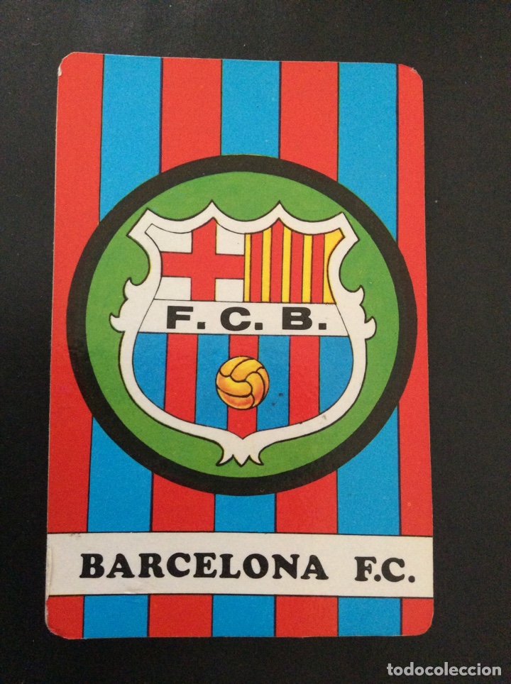 Coleccionismo calendarios: Calendario 1983 F&uacute;tbol club Barcelona Santa Lucia