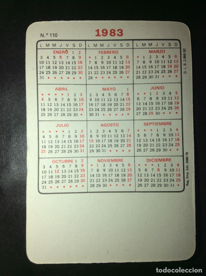 Coleccionismo calendarios: Calendario 1983 er&oacute;tico - Foto 2