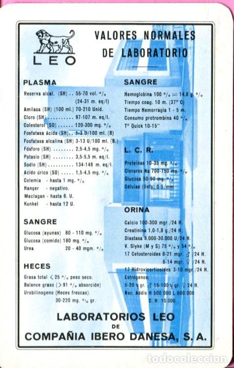 Coleccionismo calendarios: CALENDARIO FOURNIER  LABORATORIO LEO DE COMPA&Ntilde;IA IBERO DANESA A&Ntilde;O 1965