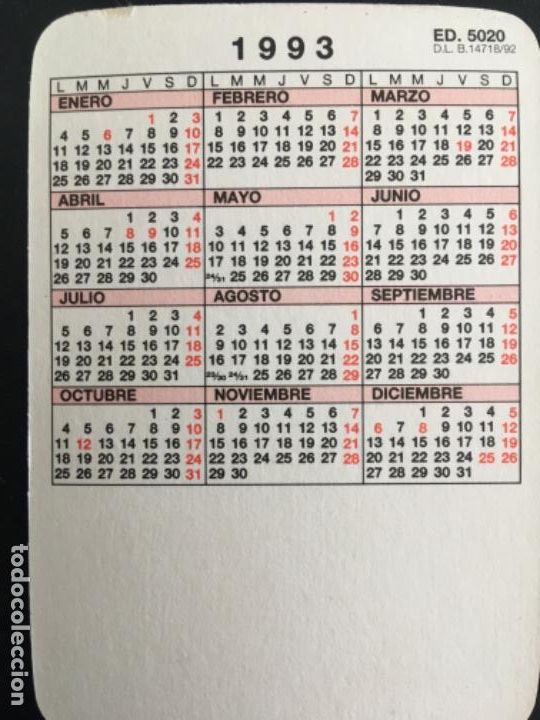 Coleccionismo calendarios: Calendario 1993 er&oacute;tico - Foto 2