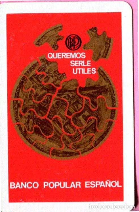 Coleccionismo calendarios: CALENDARIO FOURNIER  BANCO POPULAR ESPA&Ntilde;OL A&Ntilde;O 1970